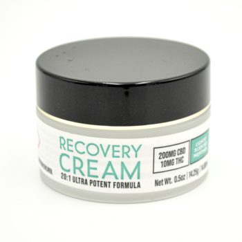 Village Green's CBD and THC recovery cream, offering advanced topical therapy